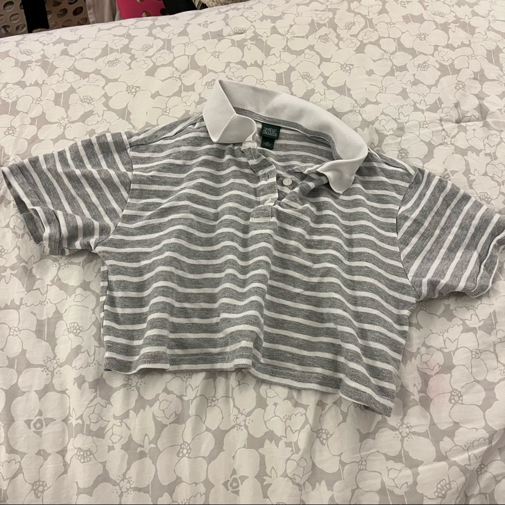 wild fable collared crop top